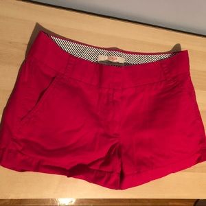 NWOT J. Crew Factory Cranberry Chino Shorts